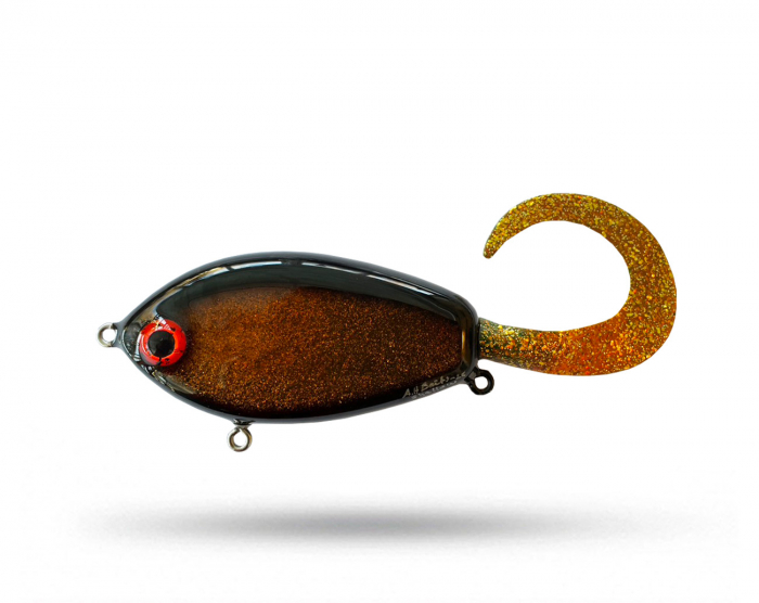 AH Baits Swim Tail - Black MotorOil i gruppen Fiskedrag / Tailbeten hos Örebro Fiske & Outdoor AB (AH Swim Tail - BlackMotor)